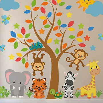 کد K132 طرح حیوانات جنگل