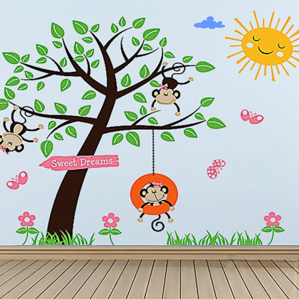 کد K107 میمونها ودرخت